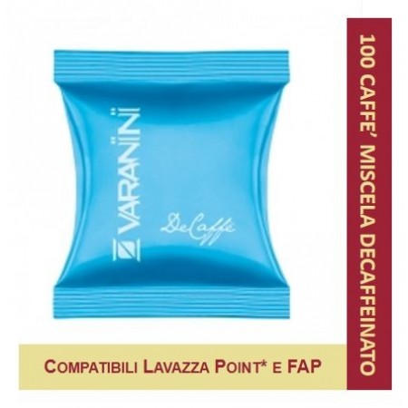 DECAFFEINATO - 100 CAPSULE COMPATIBILI ESPRESSO POINT VARANINI