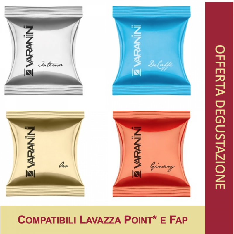 CÁPSULAS COMPATIBLES CON LAVAZZA POINT* Y OFERTA DE DEGUSTACIÓN FAP @  VARANINI COFFEE ROASTERY