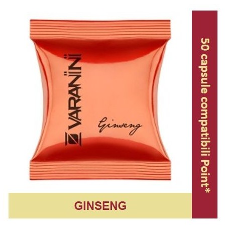 GINSENG VARANINI - 50 CAPSULE COMPATIBILI ESPRESSO POINT VARANINI